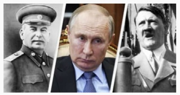 Vladimir Putin mirrors Adolf Hitler!