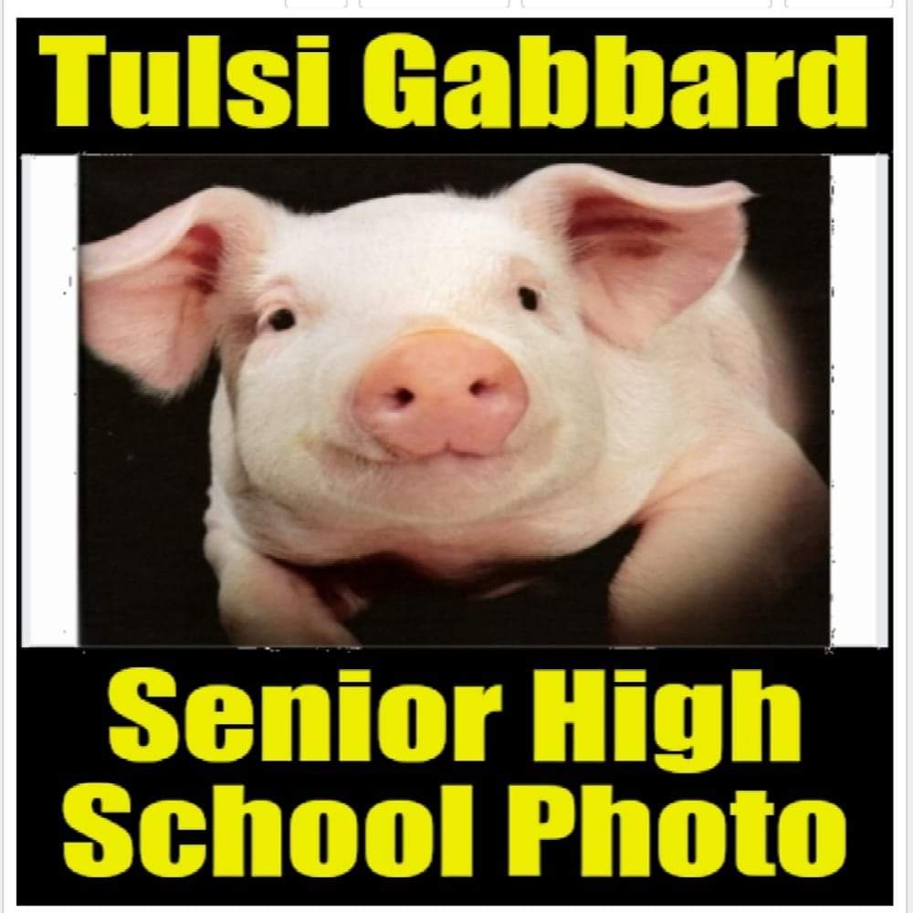 Tulsi Gabbard's High School Photo.